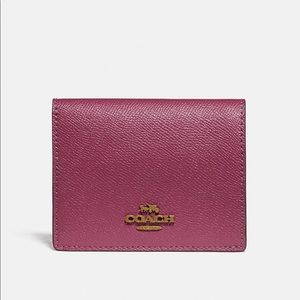 Coach Small Snap Wallet in Dusty Pink